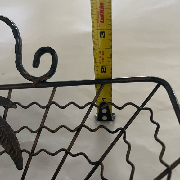 Metal and wicker basket - Picture 11 of 11